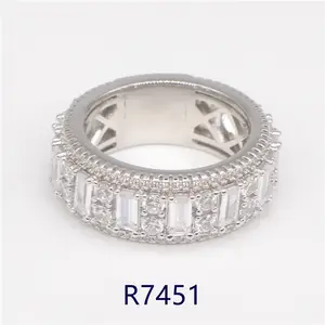 2020 новый дизайн Прохладный кольцо бриллиантами 925 стерлингового серебра в стиле «хип-хоп», ювелирное изделие для женщин для вечеринки