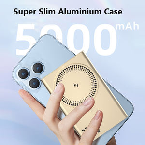 Banque d'alimentation magnétique à charge super rapide Chargeur sans fil Banque d'alimentation sans fil <span class=keywords><strong>en</strong></span> métal et aluminium 5000mAh <span class=keywords><strong>Mag</strong></span> Battery Pack pour iPhone - Product Image 3