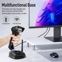 Lector de Códigos de Barras Inalámbrico USB 2.4G Portátil al por Mayor para Inventario de Almacén, Conteo Rápido de Stock