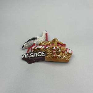 Aimant de réfrigérateur YIWU BaiWen France Alsace, fabriqué à la main en résine, directement de l'usine - Product Image 5