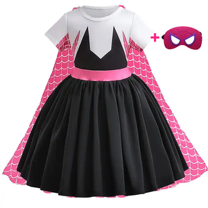 <span class=keywords><strong>Spider</strong></span> Gwen Spookspin Meisjes Mesh Cosplay Tule Jurk <span class=keywords><strong>Spider</strong></span> Gwen Cosplay Halloween Kostuum - Product Image 1