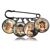Breloques photo personnalisées pour remise de diplôme 2027, en forme de cœur d'ange, en fer |   Coffret cadeau personnalisé 'I Always You' pour