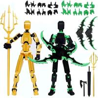 Robot 13, Set de Figuras de Acción, Juguete Impreso en 3D, Coleccionable, con Calidad Premium, Modelo 017 con Poses Versátiles, Hecho en China