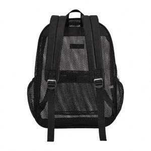 Fashionable <b>Lightweight</b> Durable Thick Mesh <b>Backpack</b> College Transparent Unisex Travel <b>Backpack</b> - Product Image 5