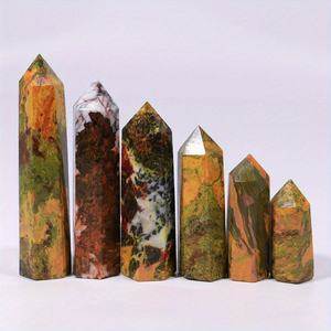 Pilares de Piedra Realgar Auténticos al por Mayor para Meditación y Decoración del Hogar - Regalo Perfecto para las Fiestas - Product Image 4