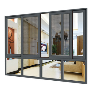 Fenêtres coulissantes en aluminium à conception écoénergétique, glissent en douceur, autres fenêtres coulissantes en verre aluminium - Product Image 1