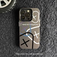 Coque de téléphone portable Gertrude pour iPhone 11-15 Pro Max, étanche et anti-traces de doigts, design tendance