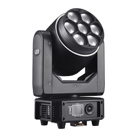 Mini projecteur LED mobile efficace Bee Eye 7x40W avec bande LED annulaire 4-en-1 Zoom Wash Beam pour spectacles théâtraux