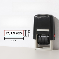 Sceau de timbre de texte en caoutchouc auto-encreur Timbres de date automatiques