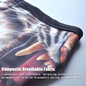 หน้ากากแม่เหล็กงานปาร์ตี้ทำจากโพลีเอสเตอร์พิมพ์ลายแบบกำหนดเองสีสันสดใส-ใส่สบายและสนุกสำหรับงานเฉลิมฉลองและวันพ่อ - Product Image 2