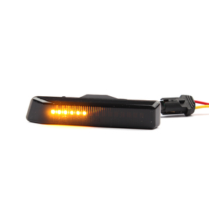 Feux de position latéraux d'aile avant séquentiels à lentille fumée ADT compatibles avec les feux de position latéraux à LED de la série 3 E36 X5 E53 ambre - Product Image 5