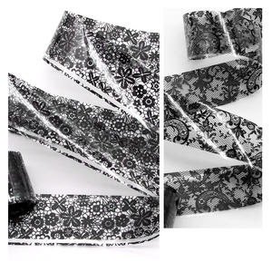 TSZS 10 Rollos de Papel de Transferencia para Uñas <span class=keywords><strong>con</strong></span> Encaje Blanco y Negro, Diseño de Cielo Estrellado y <span class=keywords><strong>Flores</strong></span>, Calcomanías para Uñas, Decoración para <span class=keywords><strong>Manicura</strong></span> Acrílica DIY - Product Image 5