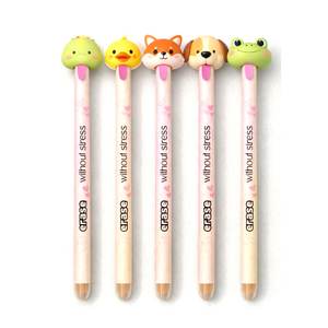 Bolígrafo de Gel Borrable con Diseño de Capibara para Niños y Estudiantes, con Lengüeta Extraíble, Venta al por Mayor - Product Image 3