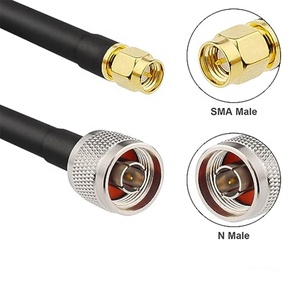 Cavo <span class=keywords><strong>Sma</strong></span> maschio a N maschio Rf200 a bassa perdita 7.5 <span class=keywords><strong>m</strong></span> N spina maschio a <span class=keywords><strong>SMA</strong></span> connettore maschio cavo RF200 - Product Image 4