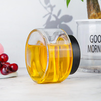 Kualitas Super stoples madu kaca Flint 100ml 500ml 750ml kapasitas Matte selesai tutup sekrup segel gabus dapat diisi ulang ramah kemasan