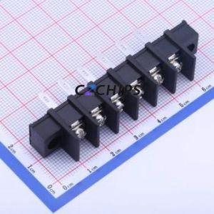 KF35HM-8.25-6P Barrier Terminal Block Through hole Component (THT),P=8.25mm Connector Two Sides 8.25mm 1x6P Straight Pin - Product Image 1