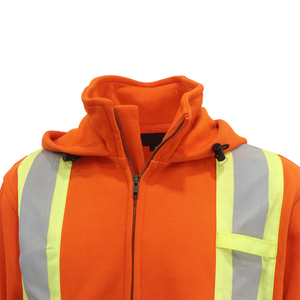 Sudadera con Capucha Reflectante de Alta Visibilidad, Cómoda, Transpirable y Segura, Ropa de Seguridad Reflectante - Product Image 5