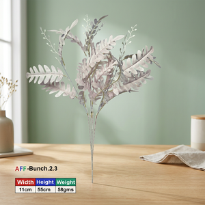 ใบไม้ประดิษฐ์ ก้านสีเหลืองอ่อน AFF Bunch -41.3 - Product Image 3