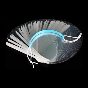 Masque transparent pour les yeux Wanmei en polyéthylène léger pour salons de coiffure et coupes de cheveux - Product Image 3