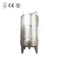 Cuve de fermentation personnalisée en acier inoxydable 316, cuve de fermentation à double enveloppe, cuve à vin