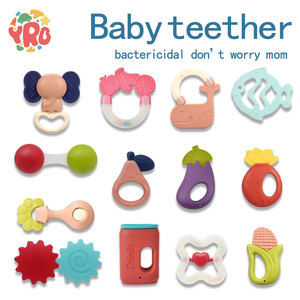 Yrb Potable bébé hochet jouet <span class=keywords><strong>dents</strong></span>-meulage cloche molaire bâton sucette jouet bébé hochets ensembles - Product Image 2