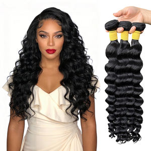 Lot de Cheveux Humains Naturels Bruts Vietnamiens 100% Non Traités, Ondulés Profonds, Noir Naturel, 8-34 pouces - Fournisseur de Confiance - Product Image 1