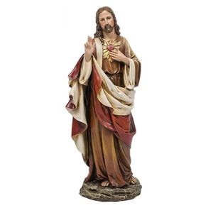 カスタムポリレジンイエスの聖心置物あなたのデザインや写真による宗教像 - Product Image 1