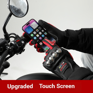 Kaixi Custom Motorhandschoenen Touchscreen Fietsen Zomer Knokkel Bewaker Winter Handbescherming Slijtvast Antislip - Product Image 6