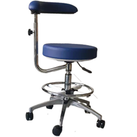 Chaise contemporaine en cuir PU réglable et durable pour médecins et infirmières, vente en gros d'usine