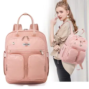 Wickelt asche Rucksack Wickel unterlage & Kinderwagen gurte-3 in 1 Multifunktions-Reise-Baby taschen Große Kapazität Wasserdicht Modern