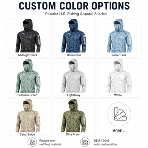 Sudadera de Pesca UPF 50+ con Diseño de Camuflaje Sublimado Personalizado, <span class=keywords><strong>Ropa</strong></span> de Caza Ligera, Protección Solar <span class=keywords><strong>para</strong></span> Actividades al Aire Libre - Product Image 4