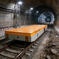 Chariot de transfert électrique sur rail en acier 48V avec télécommande 2T 10T 20T pour ligne de production d'usine et exploitation minière