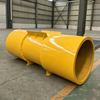Ventilateur axial industriel à haute poussée réversible pour tunnels souterrains, 380V