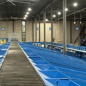 Hochgeschwindigkeits-Paket förderer mit linearem Schmalband-Sortierer für optimierte Logistik operationen im Kurier zentrum - Product Image 1