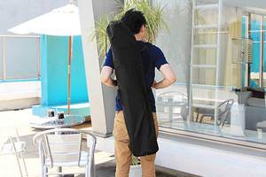 3-weg Kampeerhangmat Met Ruimtebesparende Stalen Standaard Hangende Stoelstandaard Waslijn Paal Met Draagtas - Product Image 4