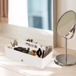 Large Plastic Storage <b>Box</b> for Cleaning Supplies 8-Compartment <b>Tool</b> Organizer <b>Box</b> <b>Heavy</b> <b>Duty</b> Storage Caddy With Handle - Product Image 3