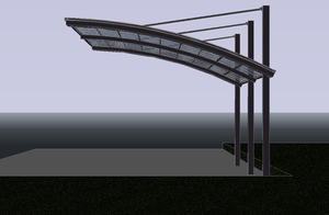 Hangmei-Marco Cantilever de aluminio para coche, accesorio para coche, Techo de policarbono - Product Image 4