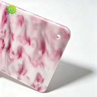 Sous-verres en acrylique personnalisés de style INS, mignons et carrés, pour tasses à thé, café et autres boissons
