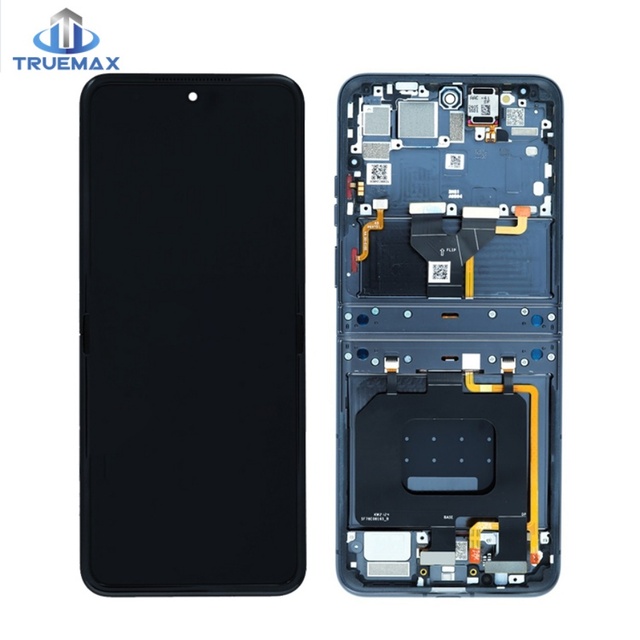 Truemax OLED Assembly with Frame for Motorola Moto Razr 50 XT2453 Replacement LCD Screen Display 24 Months Warranty