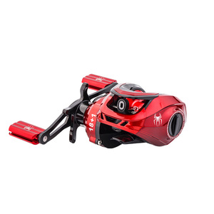 Carrete de pesca Baitcasting de metal con 18+1 rodamientos de bolas, carrete de pesca de alta velocidad para pesca con señuelos. - Product Image 1