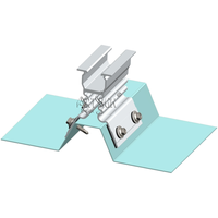 ARTSIGN AL6005 T5 Abrazadera de Techo Trapezoidal de Aluminio para Montaje Seguro de Paneles Solares en Techos Metálicos