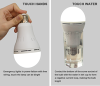 Prix d'usine, ampoules LED AC DC, ampoules LED rechargeables SKD, matières premières pour ampoules LED, boîtier d'ampoule LED SKD E27 / B22