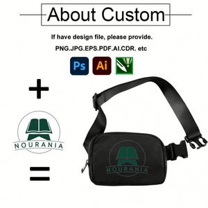 Wholesale Nylon Waterproof Waist Promotional Custom Fanny Pack Men Travel Sports Bum <b>Bag</b> With Logo - Product Image 2