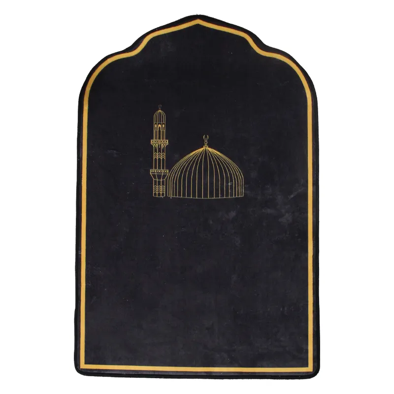 Nuovo Design classico tappeto da preghiera antiscivolo Islam regali tappetino da preghiera frange su entrambi i lati tappetino pieghevole da preghiera musulmana