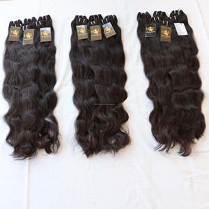 Extensión de cabello humano 100% Natural, cabello indio virgen Natural Remy - Product Image 2