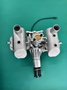 Motore a Benzina 130cc a Due Tempi Bicilindrico Raffreddato ad Aria 13HP con Avviamento Elettrico, Emissioni Euro3, Alta Produttività, per Droni <span class=keywords><strong>RC</strong></span> ad Ala Fissa - Product Image 3