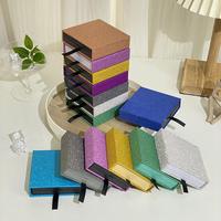 Boîte de présentation flottante personnalisée avec film PE pour le rangement et l'emballage de bijoux, pièces de monnaie et pierres précieuses