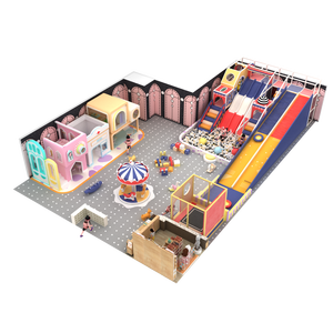 Área de juegos interior para niños con tobogán y piscina de pelotas, material PP, solución completa para proyectos. - Product Image 1