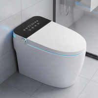 Inodoro Inteligente de Una Pieza con Sensor Automático, Bidé, Inodoro con Funcionamiento Automático, Inodoros Inteligentes con Control Remoto