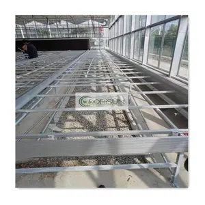 Various crops growth aluminum greenhouse benches rolling greenhouse benches for sale
